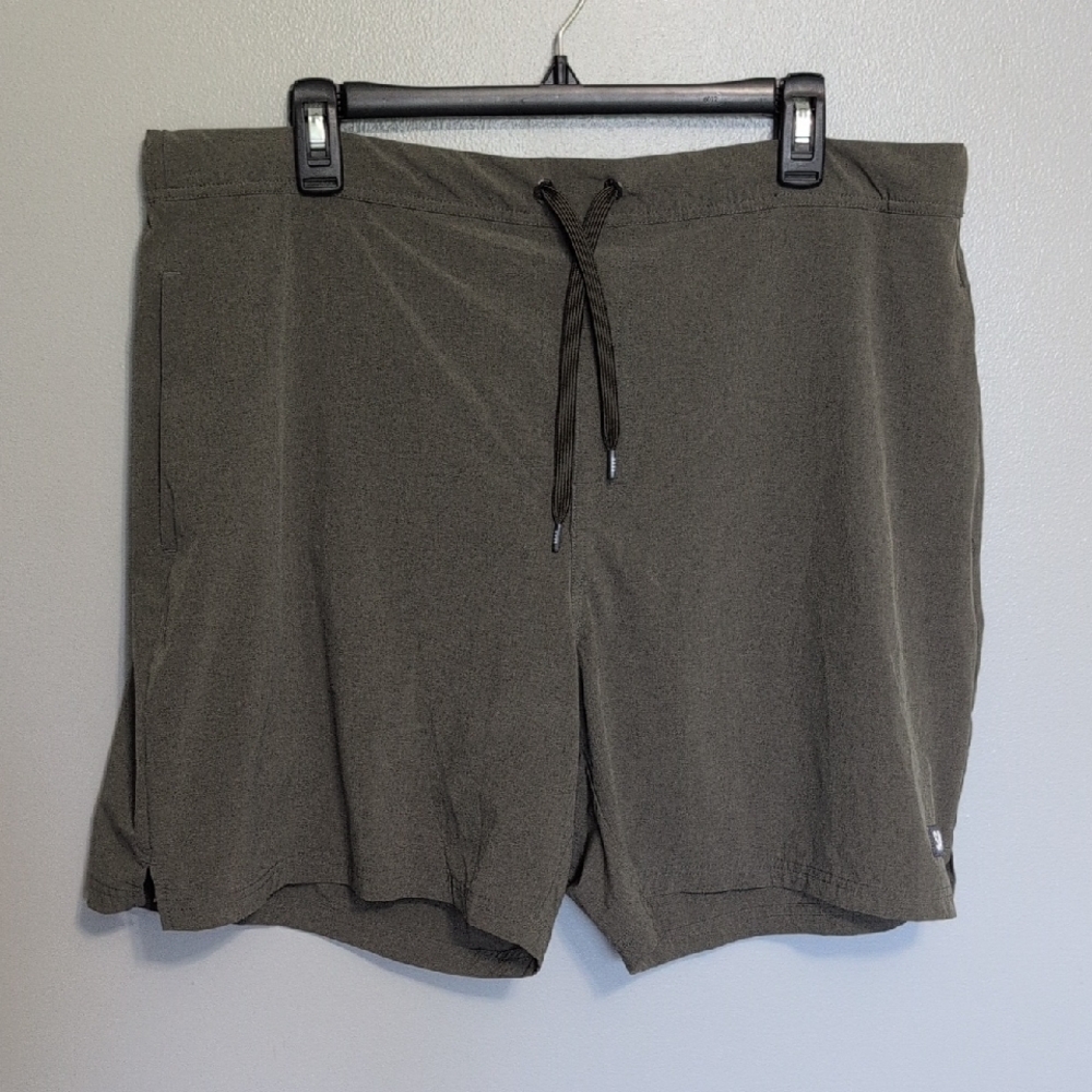 SPRING Saxx Men's Green/Gray Sport 2 Life 2N1 Short 7" XXL
